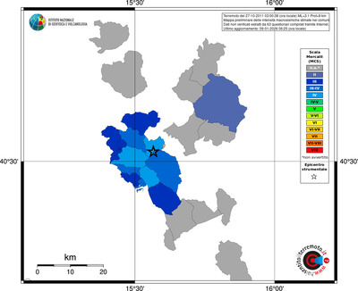 Mappa MCS - territori comuni