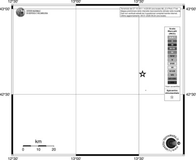 Mappa MCS - territori località