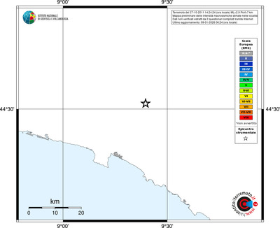 Mappa EMS - territori località