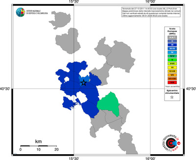 Mappa EMS - territori comuni