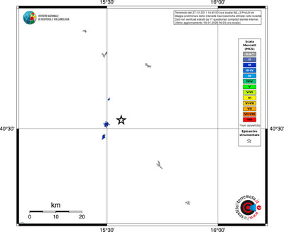 Mappa MCS - territori località