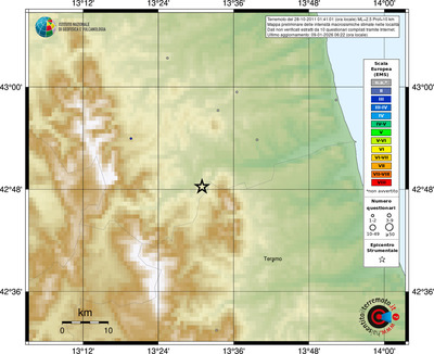 Mappa EMS - località