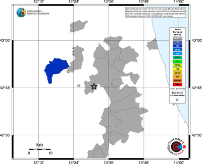 Mappa EMS - territori comuni