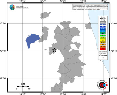 Mappa MCS - territori comuni
