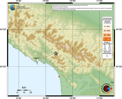 Mappa comuni con almeno 3 questionari