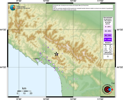 Mappa comuni con almeno 3 questionari