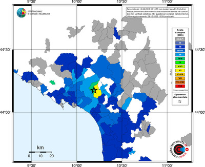 Mappa EMS - territori comuni
