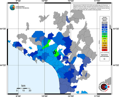 Mappa MCS - territori comuni