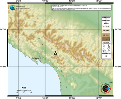 Mappa comuni con almeno 3 questionari