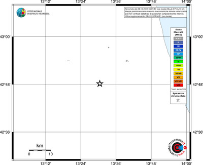 Mappa MCS - territori località