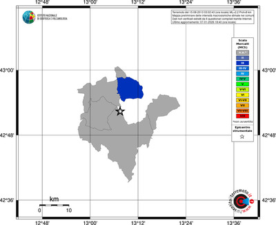 Mappa MCS - territori comuni