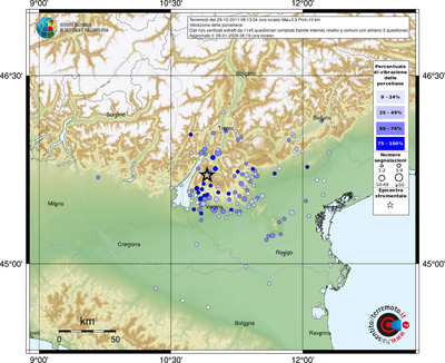 Mappa comuni con almeno 3 questionari