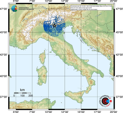 Area di invio delle email agli iscritti