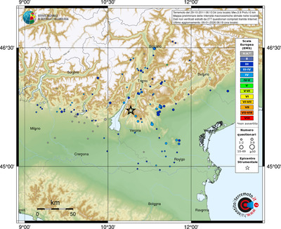 Mappa EMS - località