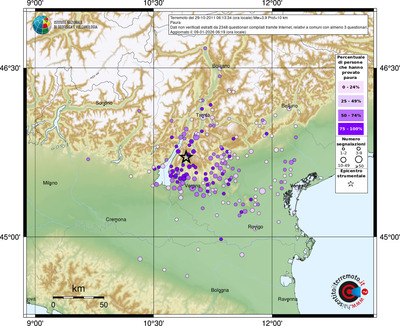 Mappa comuni con almeno 3 questionari