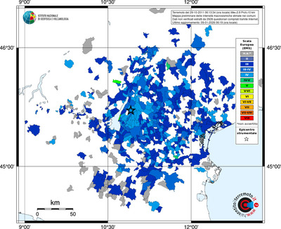Mappa EMS - territori comuni