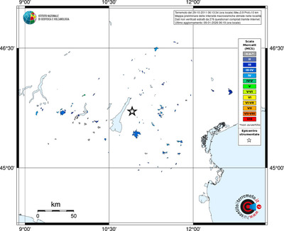 Mappa MCS - territori località