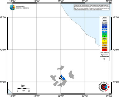 Mappa EMS - territori comuni