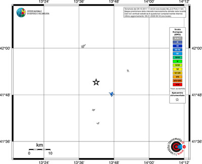 Mappa EMS - territori località