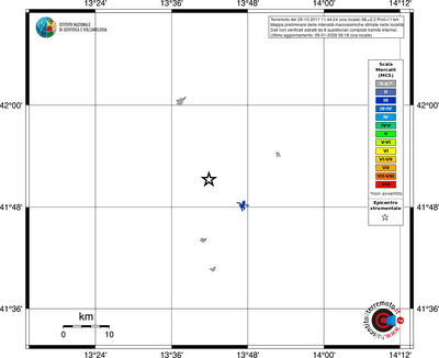 Mappa MCS - territori località