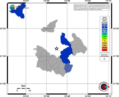 Mappa MCS - territori comuni