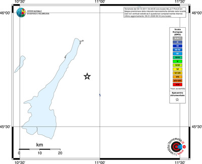 Mappa EMS - territori località