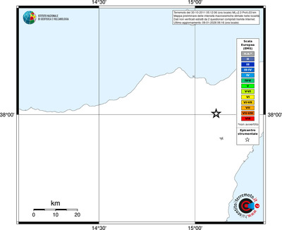 Mappa EMS - territori località
