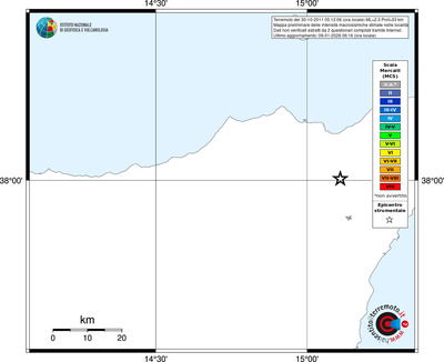 Mappa MCS - territori località