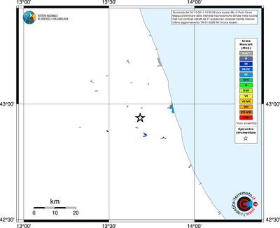 Mappa MCS - territori località