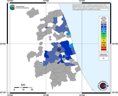 Mappa MCS - territori comuni