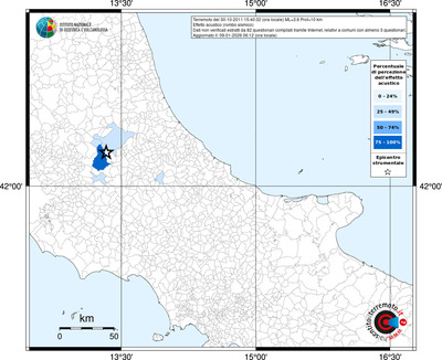 Mappa territorio comunale con almeno 3 questionari