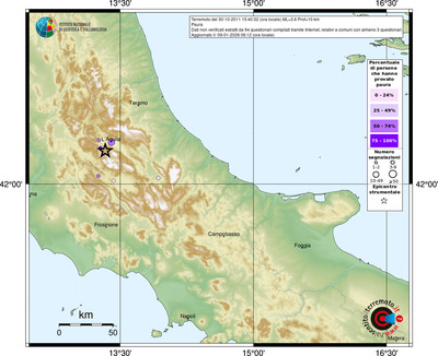 Mappa comuni con almeno 3 questionari