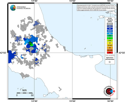 Mappa EMS - territori comuni