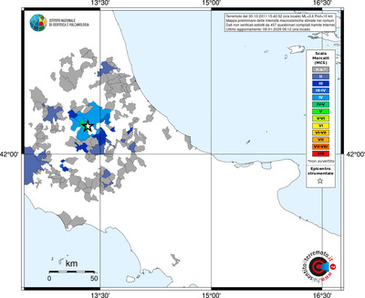 Mappa MCS - territori comuni
