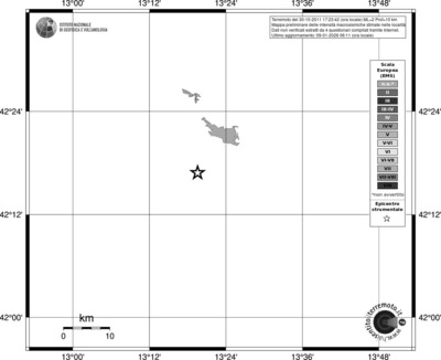 Mappa EMS - territori località