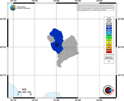 Mappa EMS - territori comuni