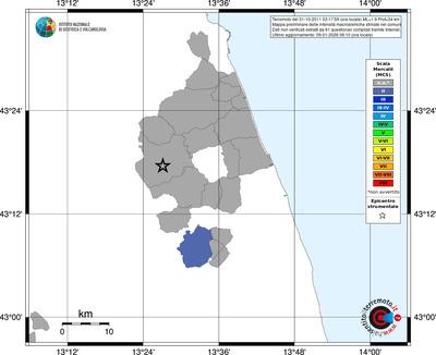 Mappa MCS - territori comuni