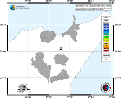 Mappa EMS - territori comuni