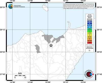 Mappa MCS - territori comunali