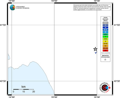 Mappa MCS - territori località