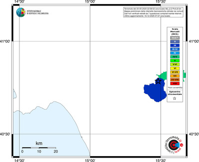 Mappa MCS - territori comuni