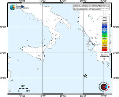 Mappa MCS - territori delle località