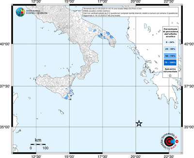Mappa territorio comunale con almeno 3 questionari