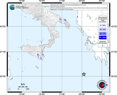 Mappa territorio comunale con almeno 3 questionari