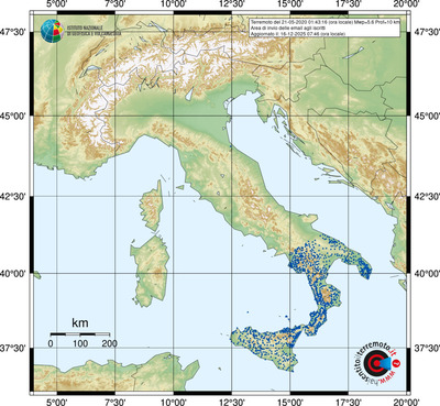Area di invio delle email agli iscritti