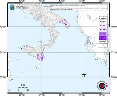 Mappa territorio comunale con almeno 3 questionari