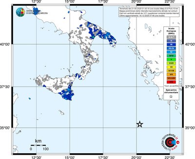 Mappa EMS - territori comuni