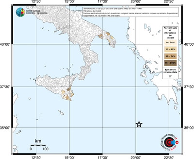 Mappa territorio comunale con almeno 3 questionari