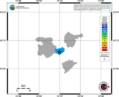 Mappa MCS - territori comuni