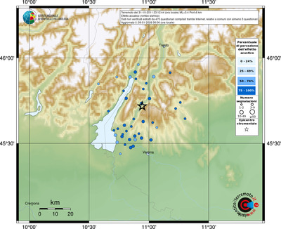 Mappa comuni con almeno 3 questionari